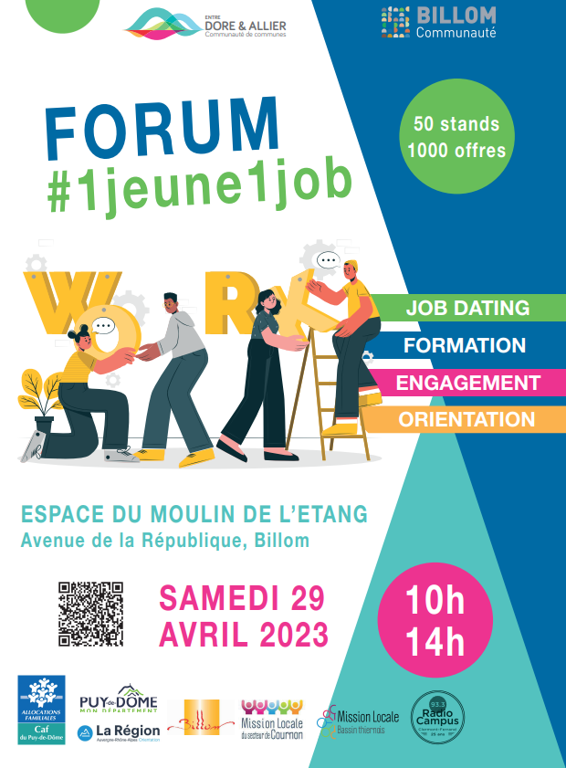 Forum 1 Jeune, 1 Job – Billom