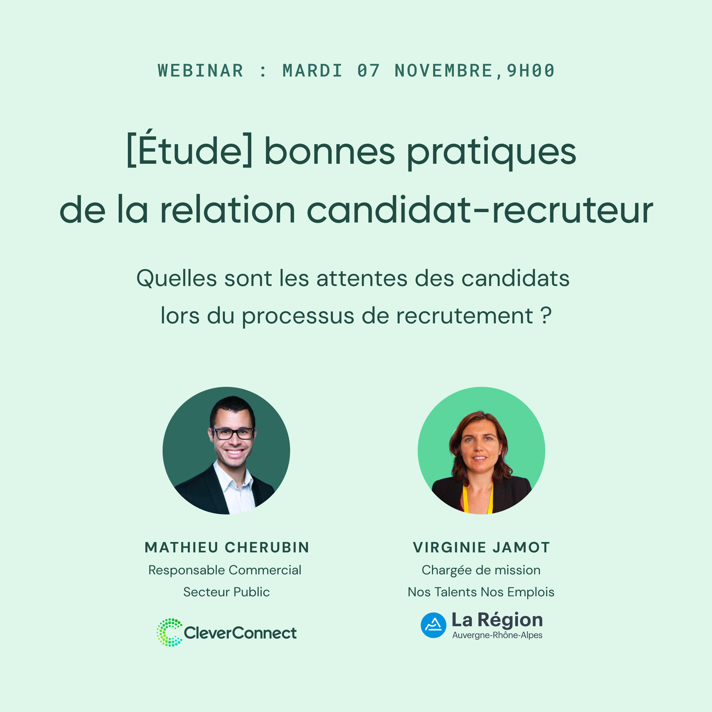 Webinaire « Bonnes pratiques de la relation candidat-recruteur »