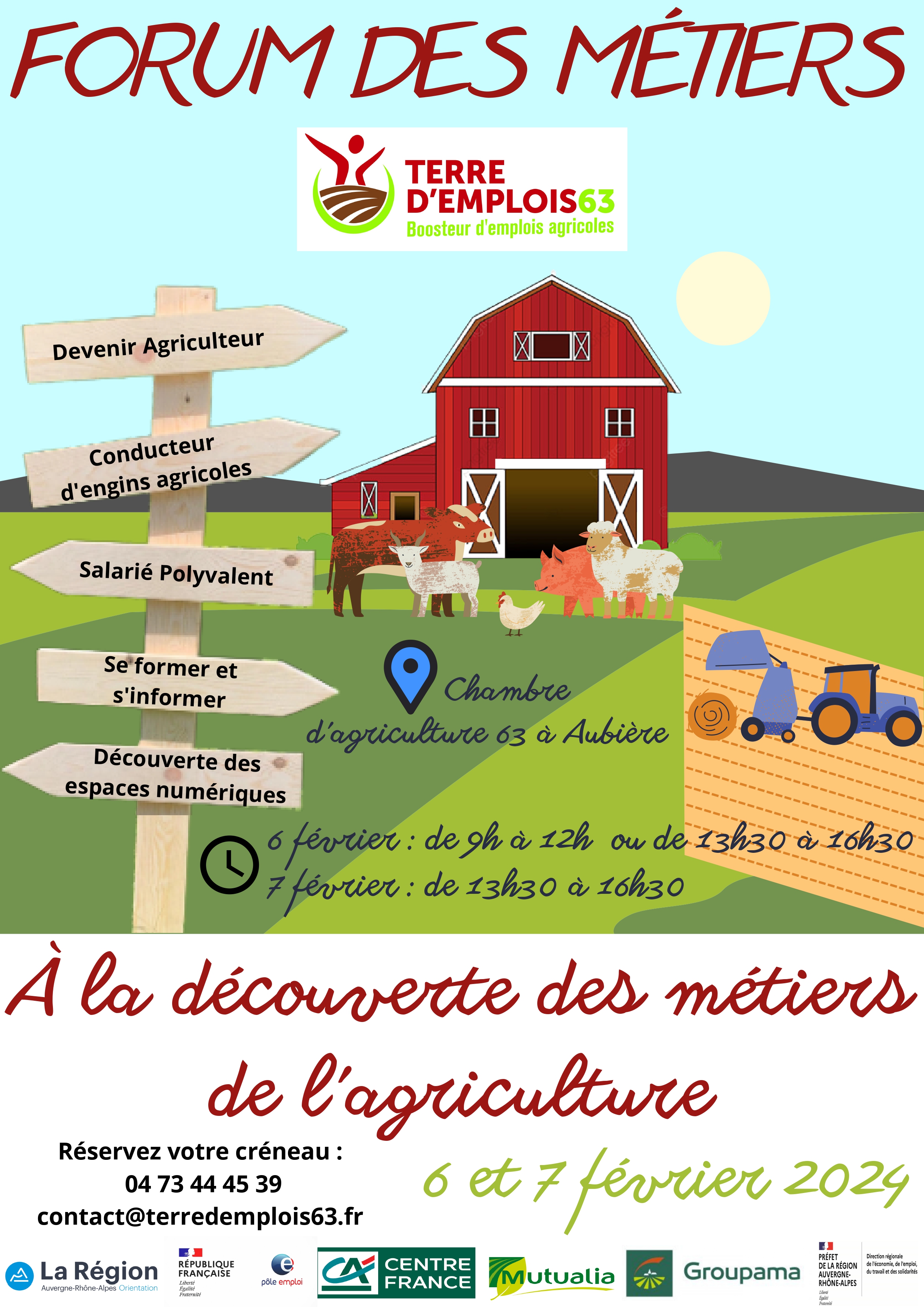 Forum des métiers de l&rsquo;agriculture