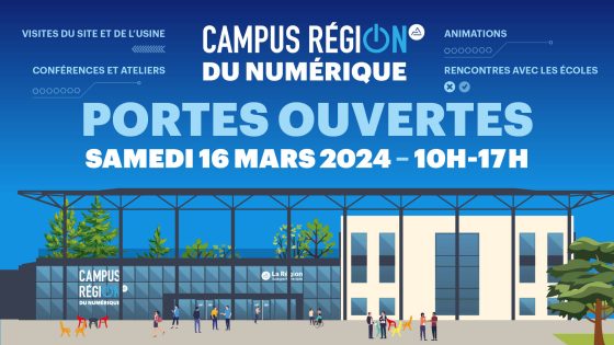 Journée Portes Ouvertes 2024 Campus du Numérique : rendez-vous le 16 mars !