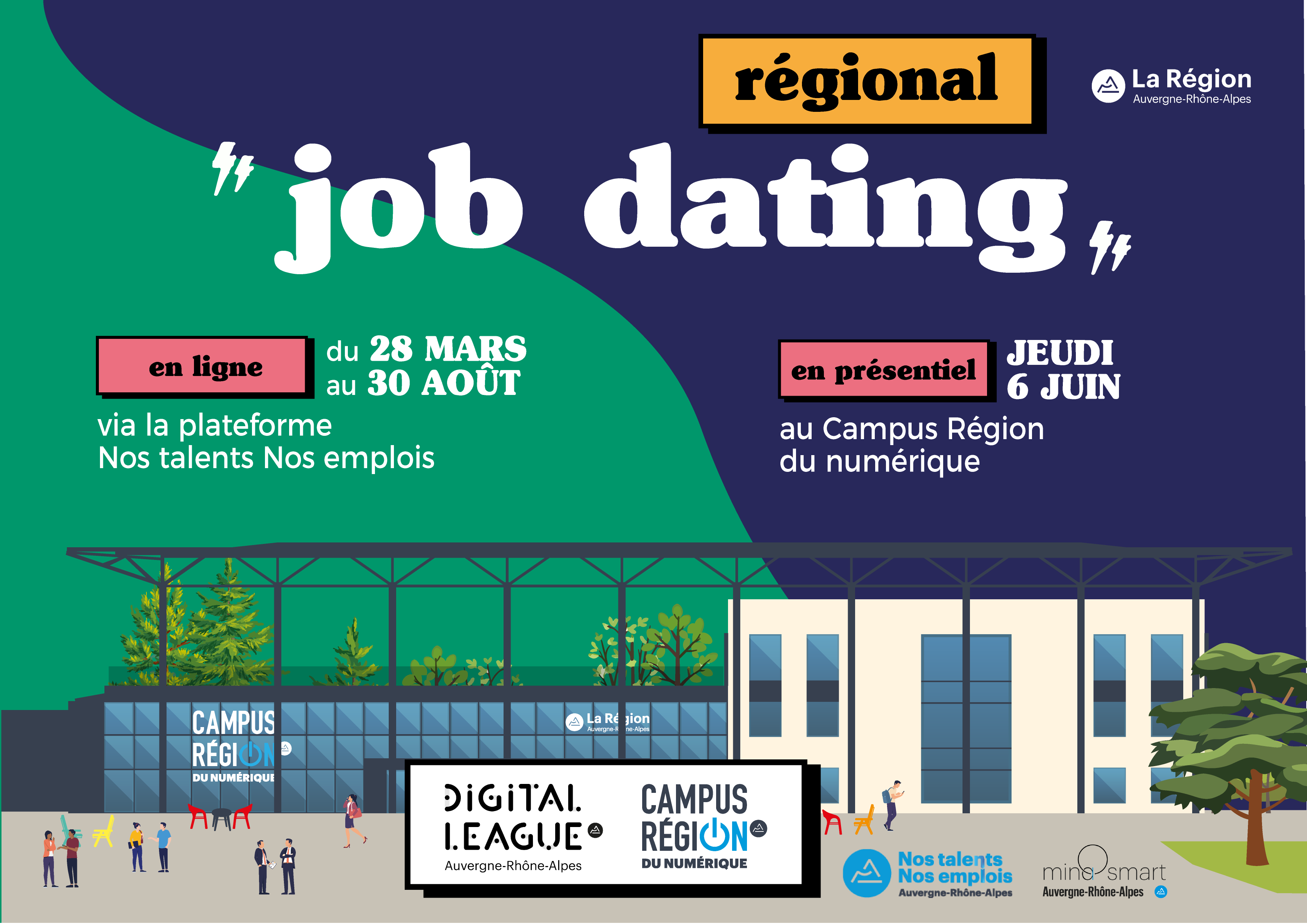 Job Dating métiers de la tech à Charbonnières-les-Bains (69)