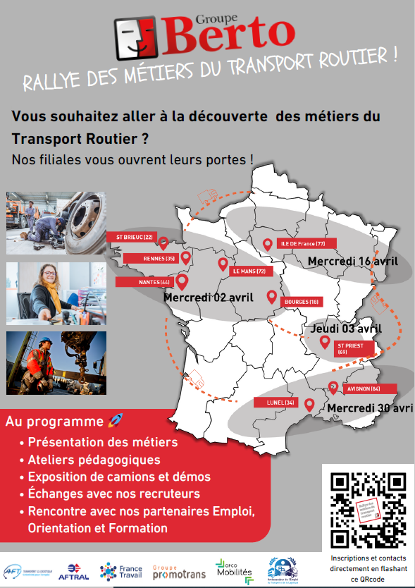 Speed dating recrutement conducteurs poids lourds à Annecy (74) et Lyon (69)
