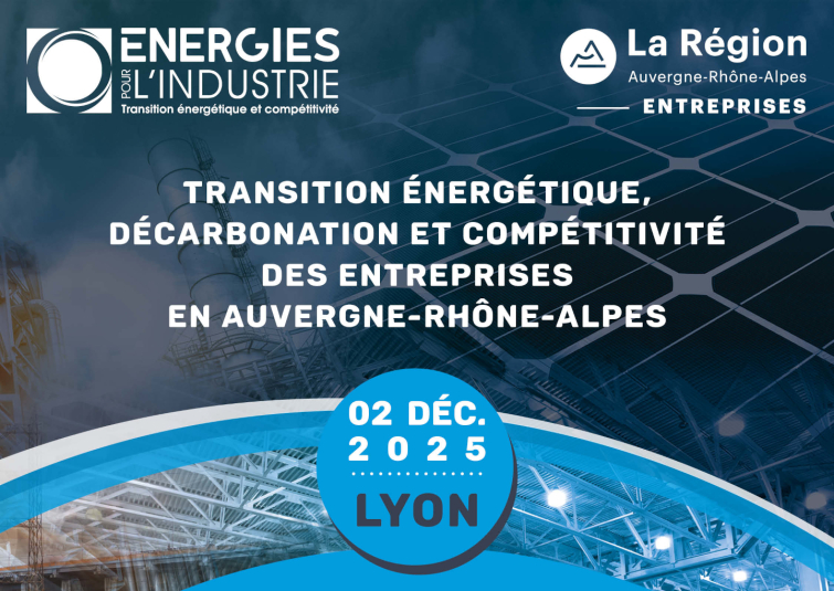 Énergies pour l’industrie : inscrivez-vous !